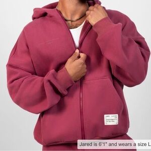 Mens/Womens UNISEX BERRY Hoodie COMFRT BRAND, size XS, comes in orig packaging